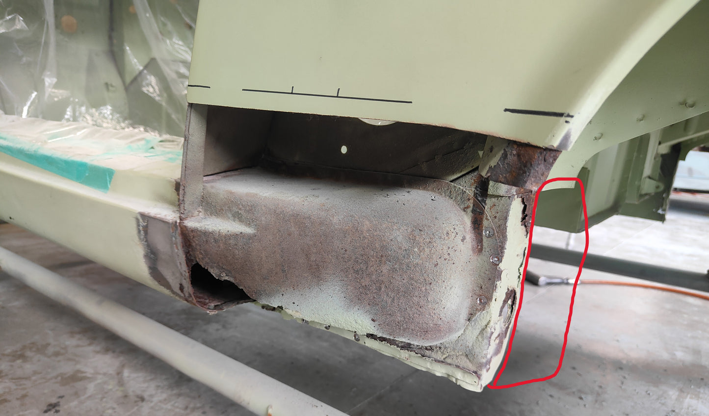 DATSUN ダットサン 日産 NISSAN ROADSTER フェアレディ用リア側ホイールアーチインナーパネル左右セット・板金【新品】