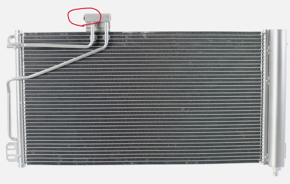 ベンツ R171 SLKクラス エアコンコンデンサー・レシーバードライヤー付タイプ・圧力センサーセット【ドイツメーカー製品・新品】