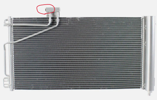 ベンツ R171 SLKクラス エアコンコンデンサー・レシーバードライヤー付タイプ・圧力センサーセット【ドイツメーカー製品・新品】