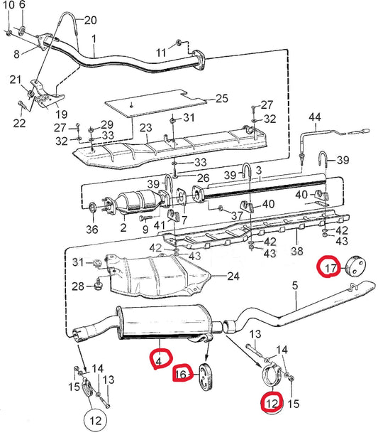 SAAB サーブ C900 2.0L 16V TURBO マフラー交換キット【新品】クラシック900