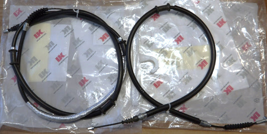 フィアット MULTIPLA(186) ムルティプラ サイドブレーキケーブル左右セット 【新品】ハンドブレーキワイヤー