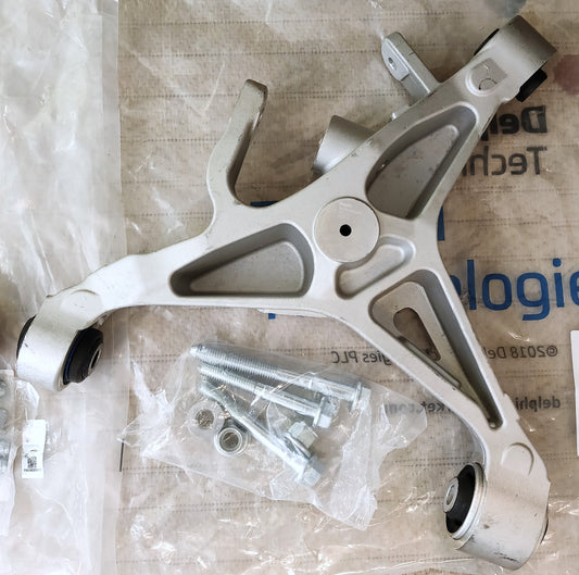 ジャガー XF(X250) XJ(X351) S-TYPE XJR XK XKR ウィッシュボーン・サスペンションアーム リア側 左右後セット(DELPHI製・新品)