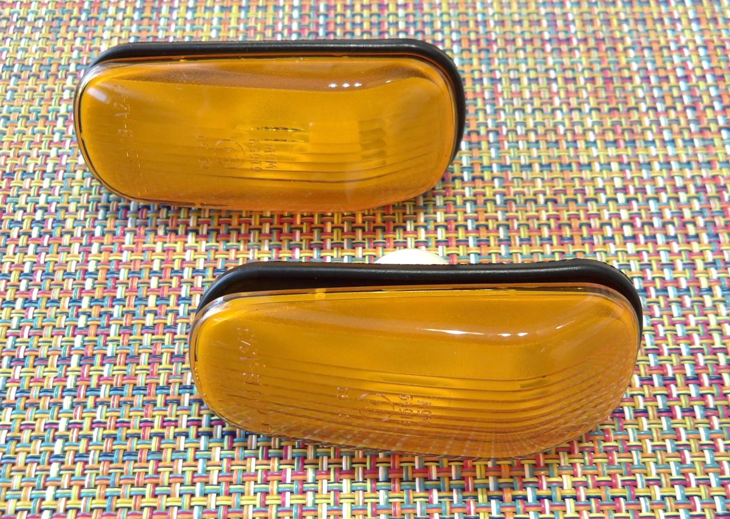 サーブ C900 9000 GM900 9-3 9-5 サイドウィンカー・フェンダーリピーターランプ左右セット【新品】