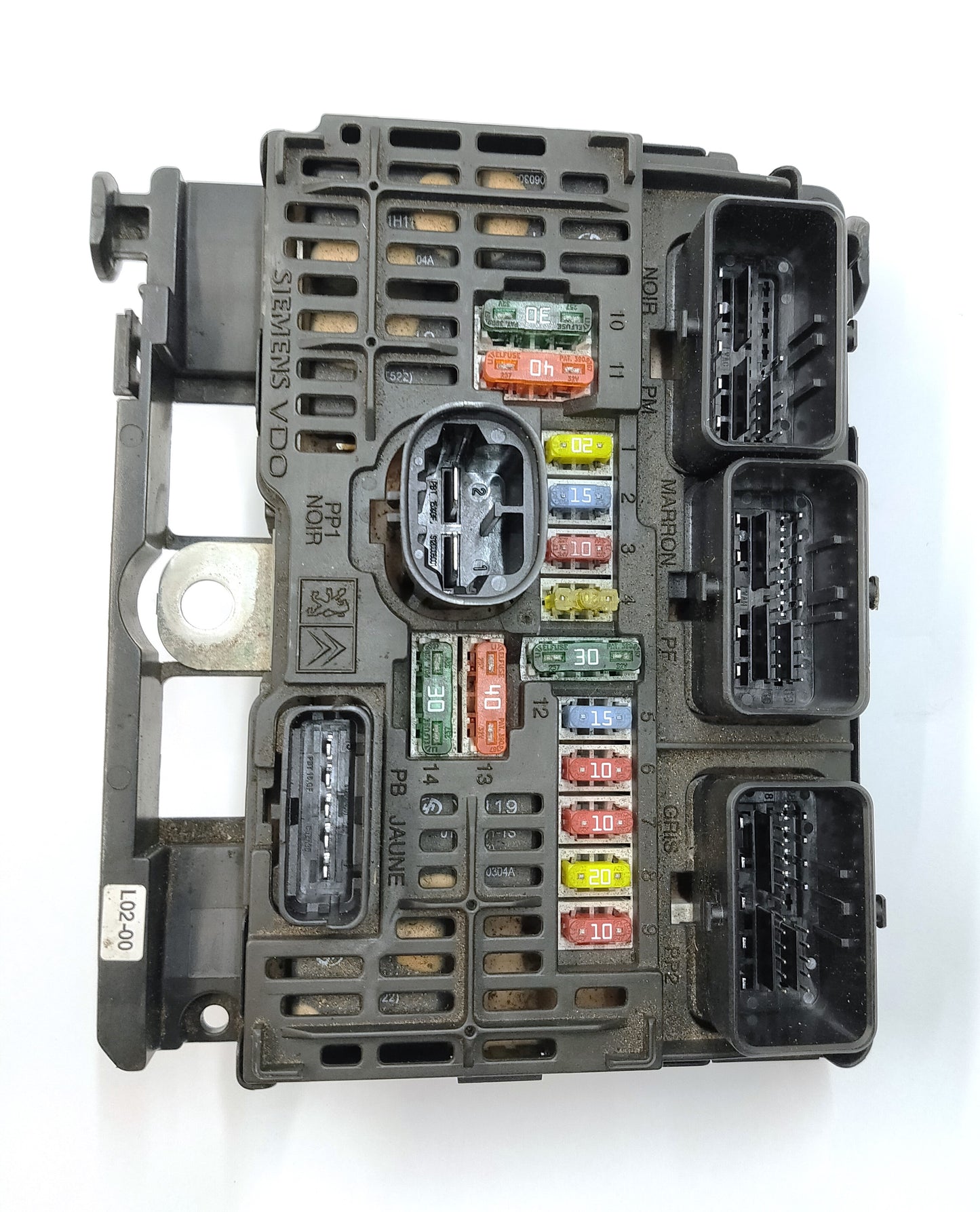 プジョー・シトロエン フューズ(ヒューズ)リレーボックス BSM【純正VDO製・USED品】9661682680