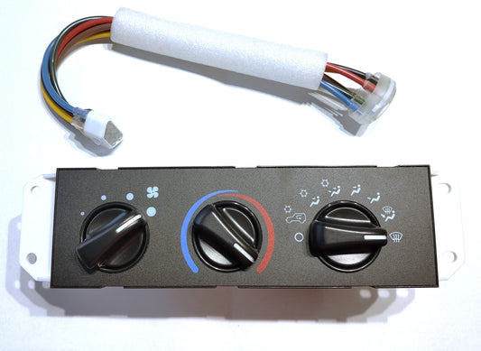 ジープ ラングラー(TJ) エアコンパネル・スイッチ【ケーブル付・新品】1999-2004年