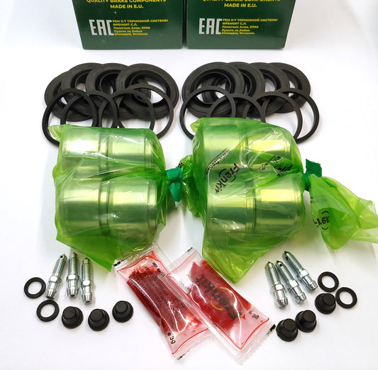 ボルボ 240 フロントブレーキキャリパーリペアキット左右分 【新品】LUCASシステム用