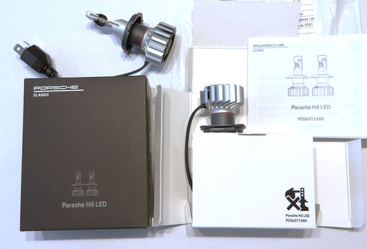 ポルシェ 純正 H4ハロゲンヘッドライトLED変換キット【ポルシェ純正・新品】911(G/F) 964 996