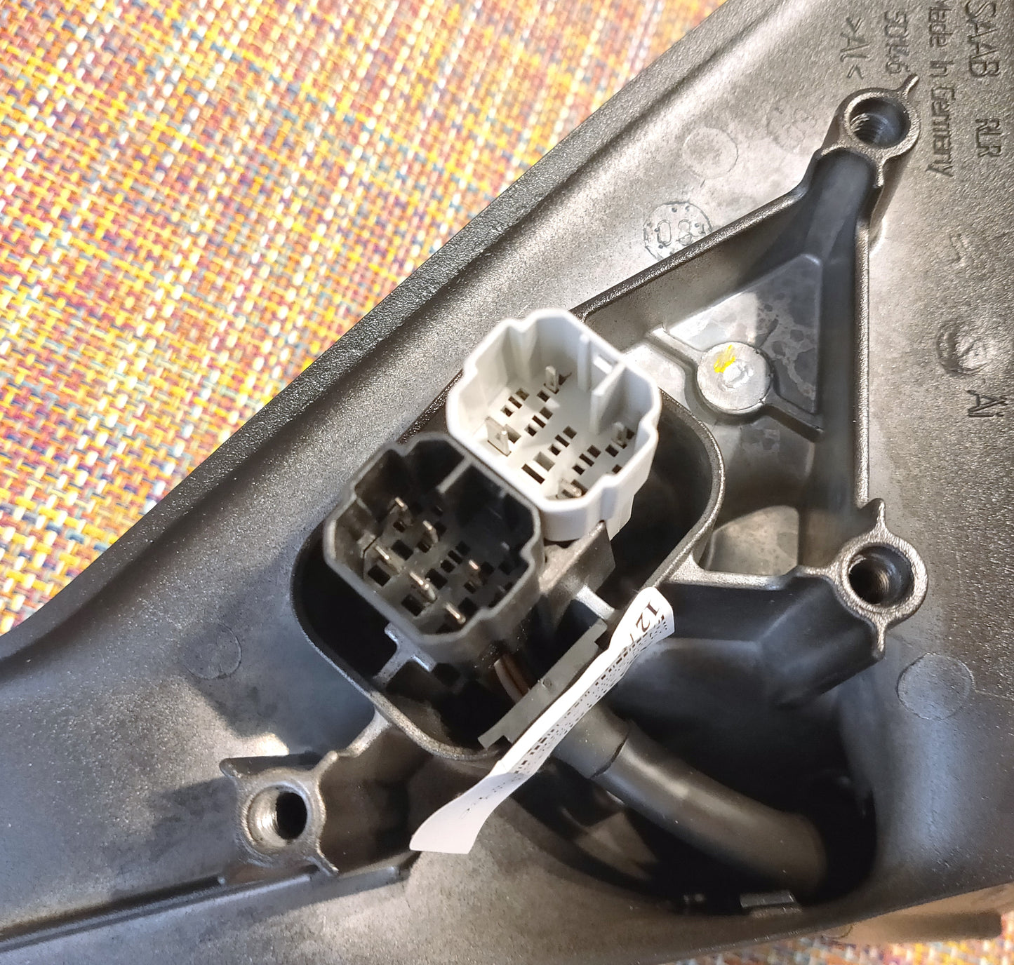 SAAB サーブ 9-3 ドアミラー 右側 コンバーチブル専用【希少・サーブ純正・新品】2004-2012年