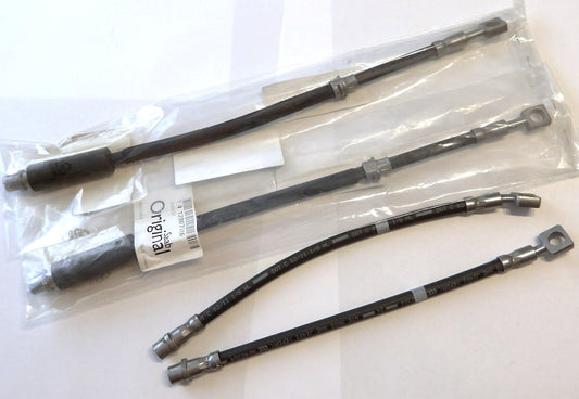 サーブ 9-3 FB207 FB284 ブレーキホース 1台分4本セット【サーブ純正・新品】