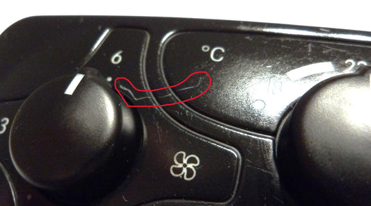 ベンツ W463 W/S/C/CL203 A/W209 エアコンスイッチ(コントロールユニット)パネル【ベンツ純正・整備済USED小傷有】