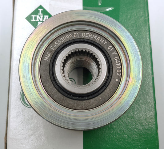 ボルボ S60 S80 V70 XC70 XC90 オルタネータープーリー(OAP フリーホイールタイプ) 【ドイツINA製・新品】