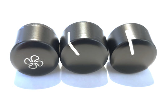 VOLVO ボルボ S60 S80 V70 XC70 エアコン 操作パネルノブ(ダイヤル)3個セット【新品】