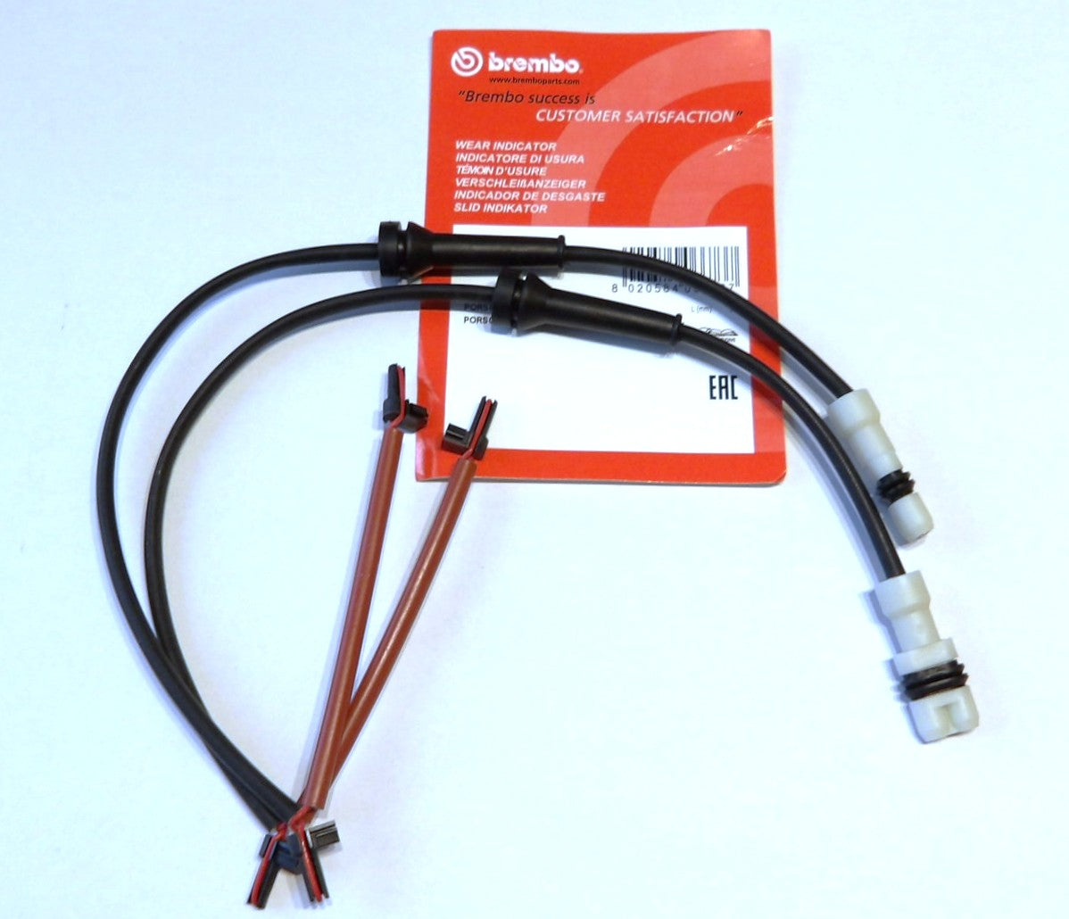 ポルシェ BOXSTER(986/987) CAYMAN(987) ブレーキパッドセンサー リア側 左右セット【BREMBO製・新品】