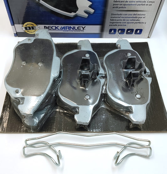 サーブ 9-3 FB207 FB284 ブレーキパッド 前側フロント【BECK/ARNLEY製・新品】285/302mm