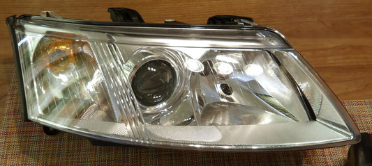 サーブ SAAB 9-3 FB207 ハロゲンヘッドライト左右セット(LED換装・整備済)【サーブ純正・USED品】