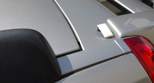 ボルボ V70 XC70 ルーフモールエンド左側 パールホワイト【ボルボ純正・新品】