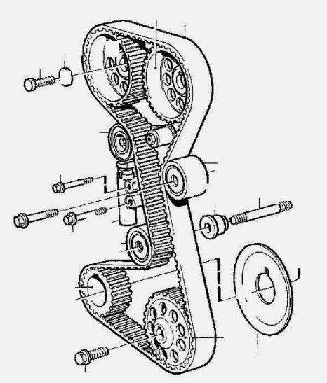 ボルボ 740 940用タイミングベルト(TWINCAM用)167歯 23mm【新品】B204 B234