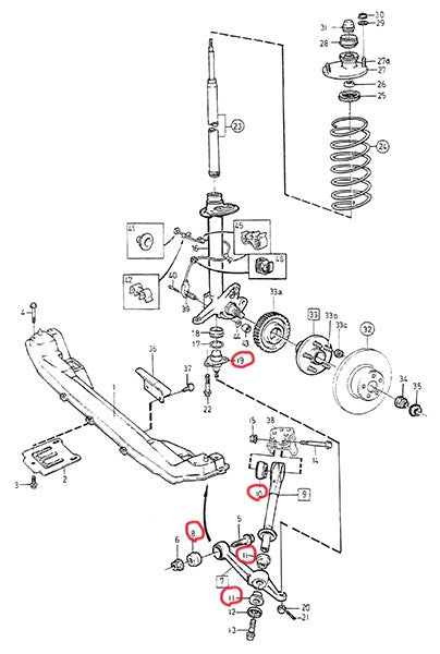 ボルボ 740 760 780 940 960 フロントアームブッシュ・ボールジョイント交換左右セット 【DELPHI・VAICO製・新品】