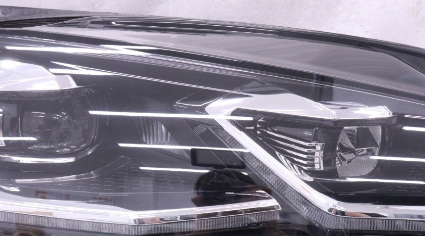 美品・後期 LED 5G VW ゴルフ7・右ヘッドライト 5G2 941 082 D ブラック 純正・フォルクスワーゲン