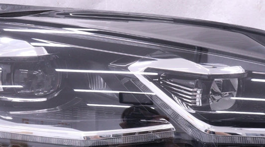 美品・後期 LED 5G VW ゴルフ7・右ヘッドライト 5G2 941 082 D ブラック 純正・フォルクスワーゲン