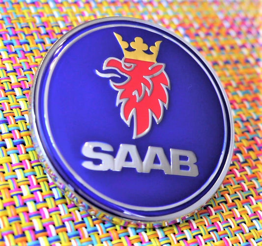 サーブ 9000 C900 NG900 9-3 ボンネット用 メタルエンブレム【高品質タイプ・新品】