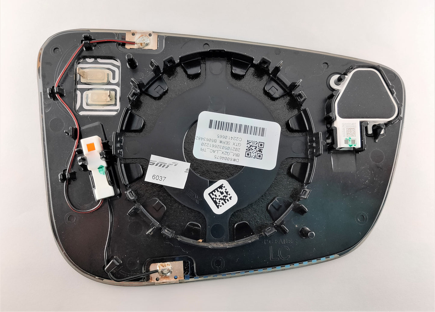 BMW 3/5/6/7/8シリーズ G/20/21/80/81・G30/31 M5 F90・G32・G11/12/14/15 F91/92ブラインドアシストドアミラーガラス左側 AUTO DIMMING(自動防眩)(USED美品)