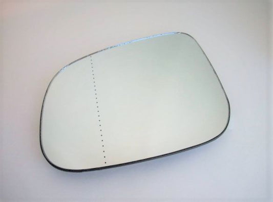 JAGUARジャガーXタイプ(CF1) XE(X760) XF(J05 X260 CC9) XJ(X350 X358 X35 J12 J24) XK(J143)ドアミラーガラス左側【ガイドクリップ付・新品】