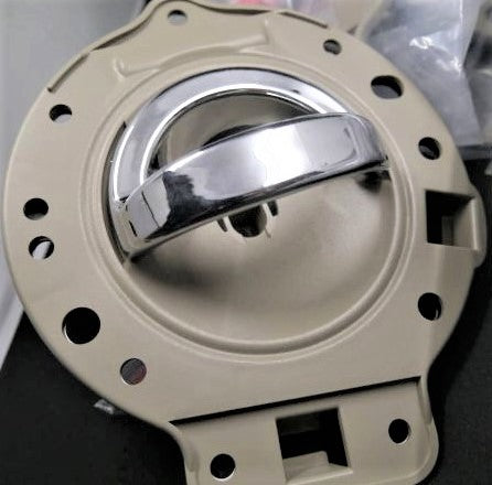 JEEPジープ コマンダーCOMMANDER インナードアハンドル 4個1台分セット【新品】ベージュ(タン)・クローム