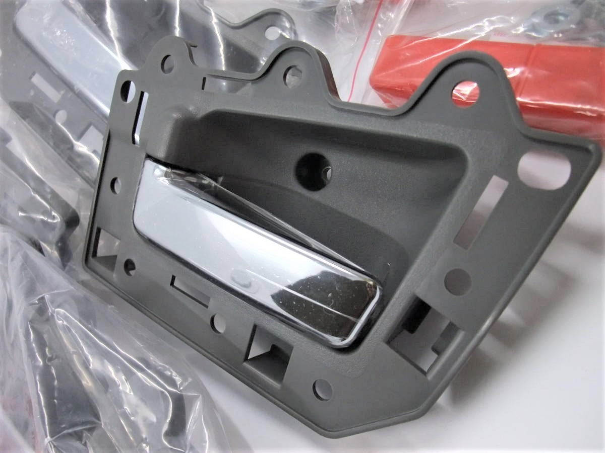 JEEP ジープ グランドチェロキー GRAND CHEROKEE インナードアハンドル 1台分4個セット【新品】グレー・クローム