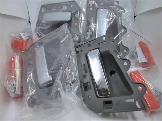 JEEP ジープ グランドチェロキー GRAND CHEROKEE インナードアハンドル 1台分4個セット【新品】グレー・クローム