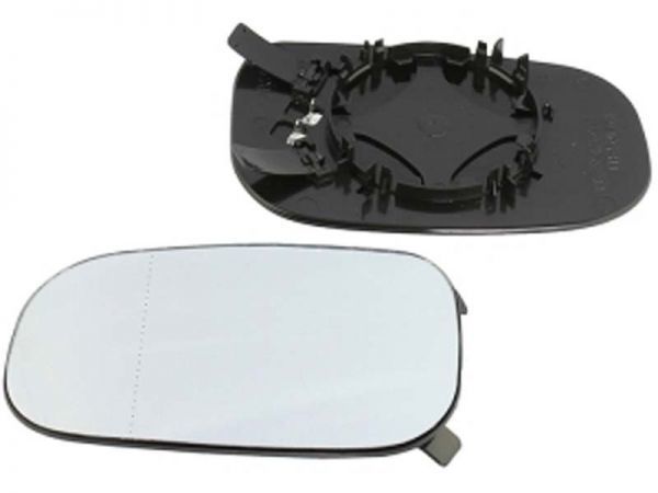 ボルボ C30 S60 V70 C70 S40 V50 左側ドアミラーガラス【ガイドクリップ付・新品】2006年以降モデル