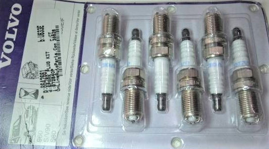 ボルボ 960 S90 V90 S80 2.9L スパークプラグ【ボルボ純正・新品6本セット】