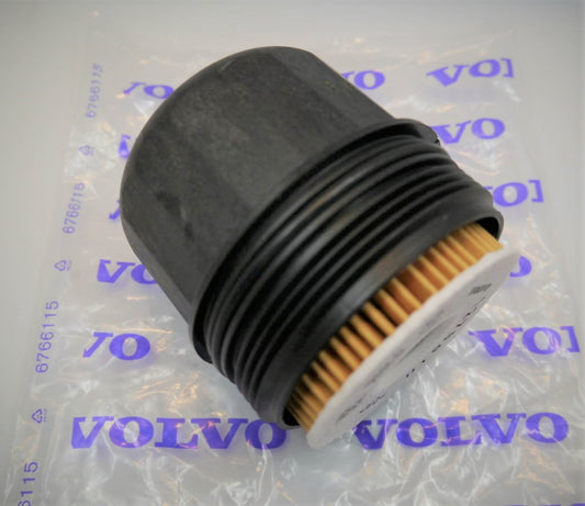 ボルボ C70 S40 S60 S70 S80 V40 V70 XC70 XC90 エンジンオイルフィルターハウジング(カバー/フィルター付)【ボルボ純正・新品】
