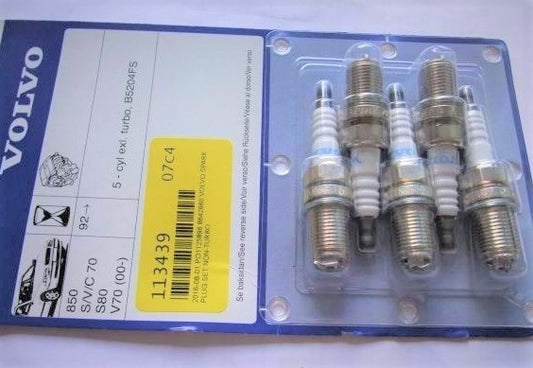 ボルボ 850 S60 S70 V70 スパークプラグ 5本セット NON-TURBO【ボルボ純正・新品】