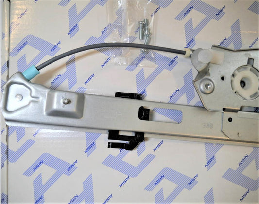 BMW 3シリーズ E90 E91 M3 左リア側ドア ウィンドウレギュレーター 【高耐久・寿命改善タイプ・AISIN製新品(アイシン製)】