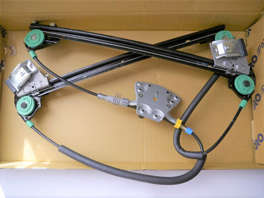 ポルシェ 911(996) ボクスター(986) 左側ドア ウィンドウレギュレーター 【ローラー改善タイプ・VALEO製・新品】