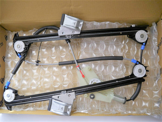 ポルシェ 911(997) ボクスター(987) ケイマン(987) 右側ドア ウィンドウレギュレーター 【ローラー改善タイプ・新品】