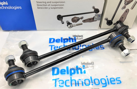 サーブ 9-5・オペル ベクトラB ヴィータ(VITA) TIGRAティグラ フロント側スタビライザーリンクロッド 左右セット【DELPHI製・新品】