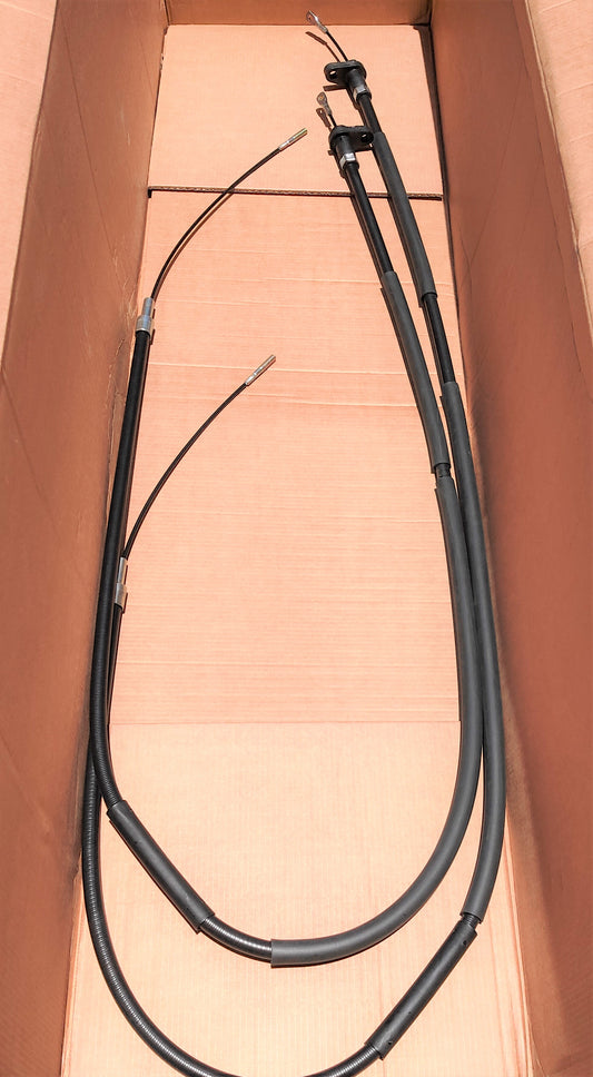 ボルボ 240 260 サイドブレーキケーブル2本セット 【新品】ハンドブレーキワイヤー