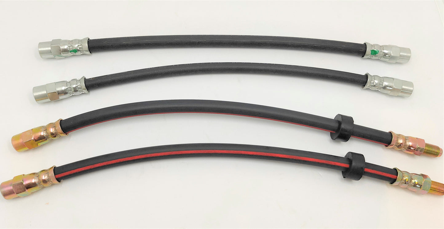 ボルボ 240 ブレーキホース4本セット(フロント2本・リア2本) 【新品】