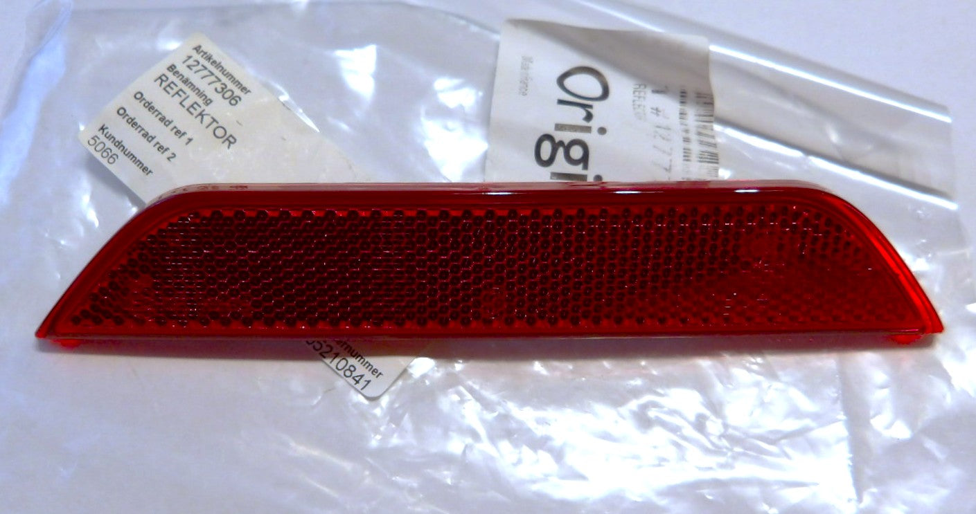 サーブ 9-3 2006-2007年 リアバンパー用リフレクター左側新品【サーブ純正・新品】