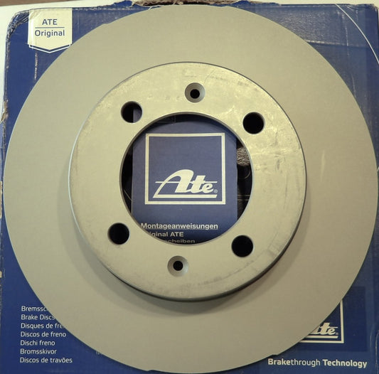 サーブ C900 クラシック900 90 99 フロントブレーキローター1台分【純正グレードATE製・新品】ソリッドディスク