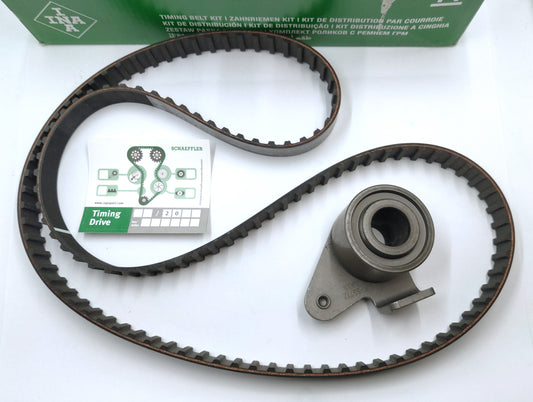 ボルボ 240 340 360 740 760 940用タイミングベルト交換キット【純正グレードINA製・新品】