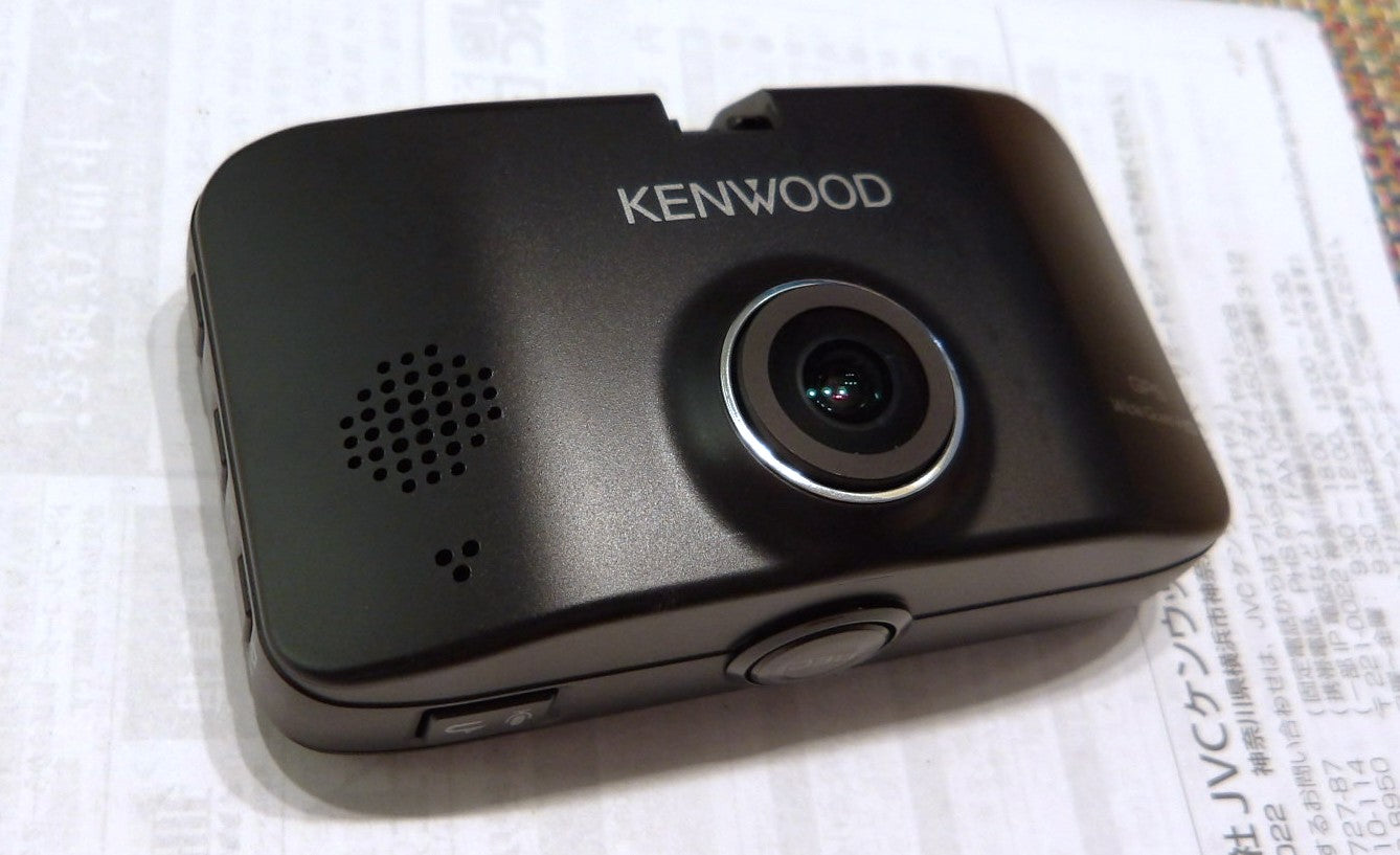 ケンウッド KENWOOD ドライブレコーダー DRV-830 2018年製 GPS搭載 WIDE QUAD HD【動作品・USED美品】