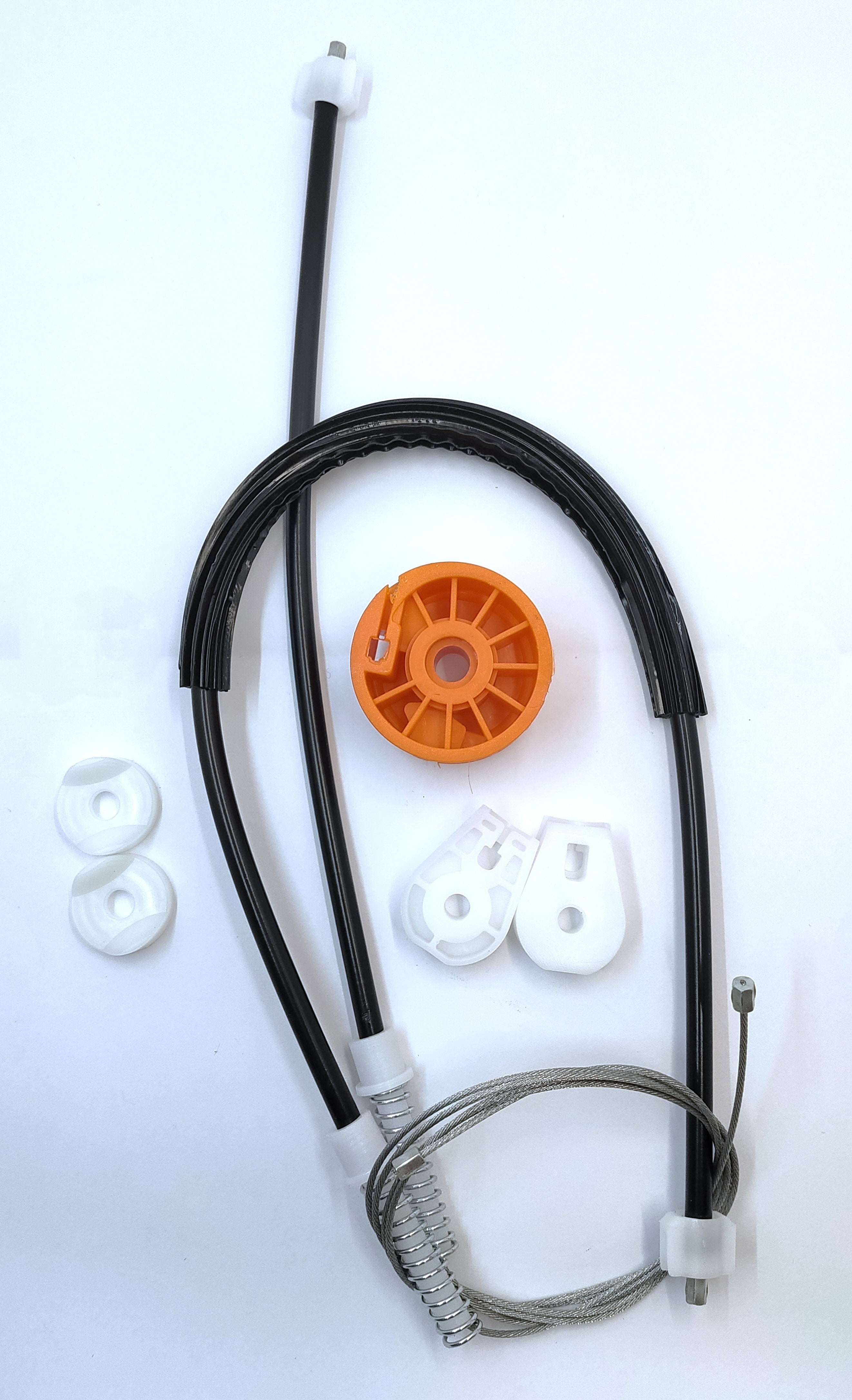 プジョー 307CC PEUGEOT 右リアガラス・ウィンドウレギュレーターリペアキット 【ローラー改善タイプ・新品】 輸入車パーツ専門店