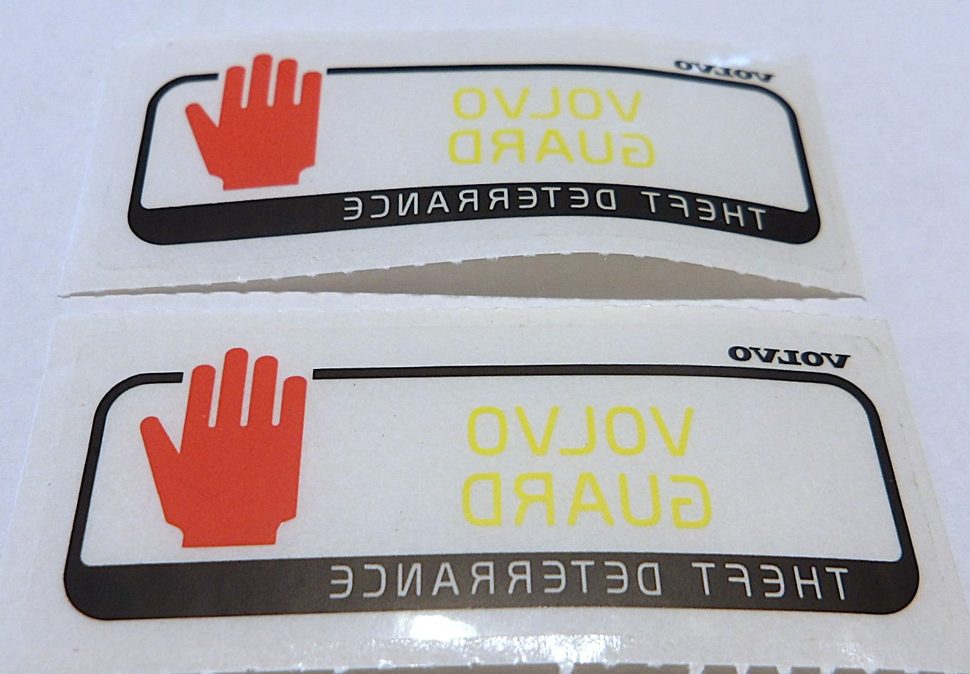 ボルボ VOLVO Guard デカール セキュリティ・防犯 2枚セット【ボルボ純正・新品】