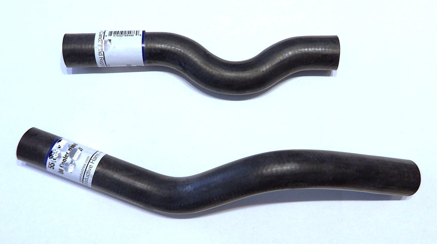 サーブ 9-3 FB207 4気筒専用 エンジンオイルクーラーホース2本セット【クーラント液用・新品】2007-2011年