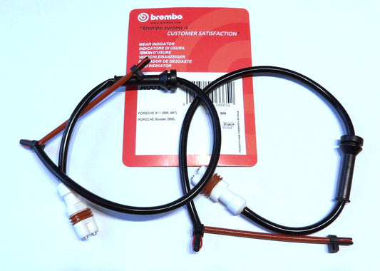 ポルシェ 911(996/997) BOXSTER(986) ブレーキパッドセンサー フロント・リア側 左右セット【BREMBO製・新品】