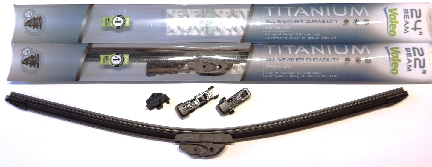 サーブ9-3用 FB207 FB284 フロントエアロワイパー1台分【VALEO製・新品】2003-2007年・右ハンドル用