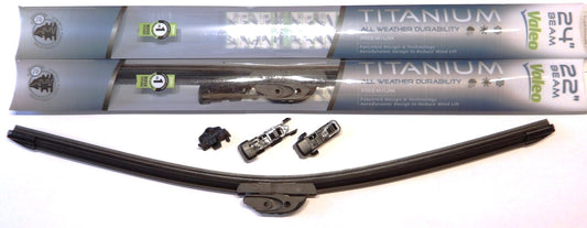 サーブ9-3用 FB207 FB284 フロントエアロワイパー1台分【VALEO製・新品】2003-2007年・右ハンドル用